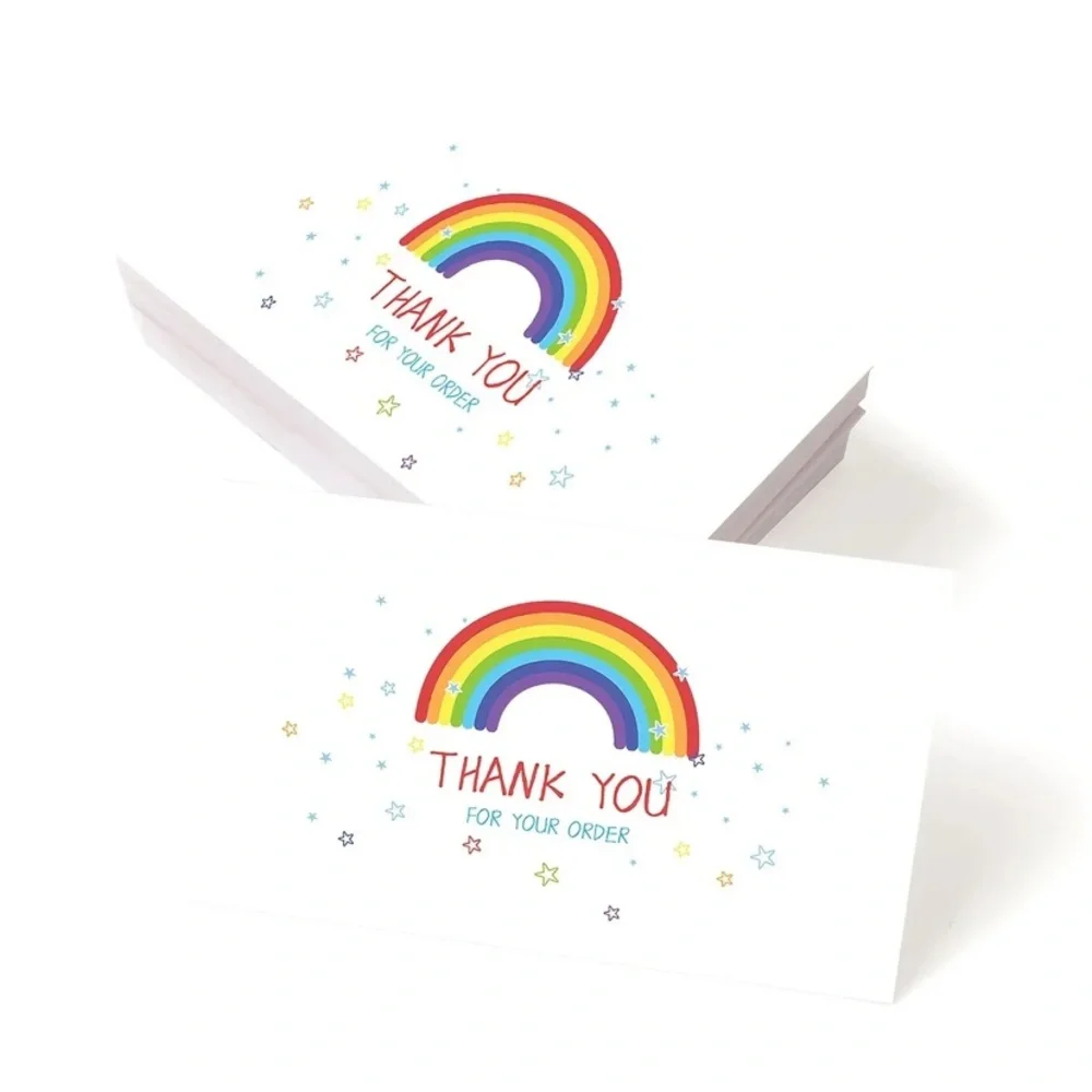 50pcs Exquisite Thank You Cards - Perfect for Business, Baby Shower, W…